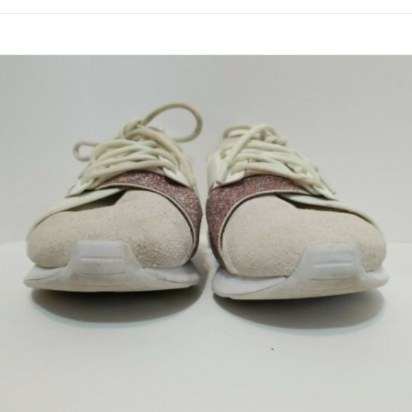 Puma Ignite Metallic Sparkle Strap Low Top Lace Up Athletic Shoes Sneakers - Picture 9 of 13